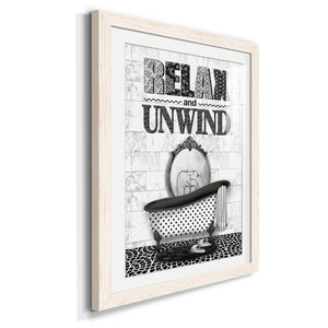 Relax and Unwind - Barnwood Framed Art Print