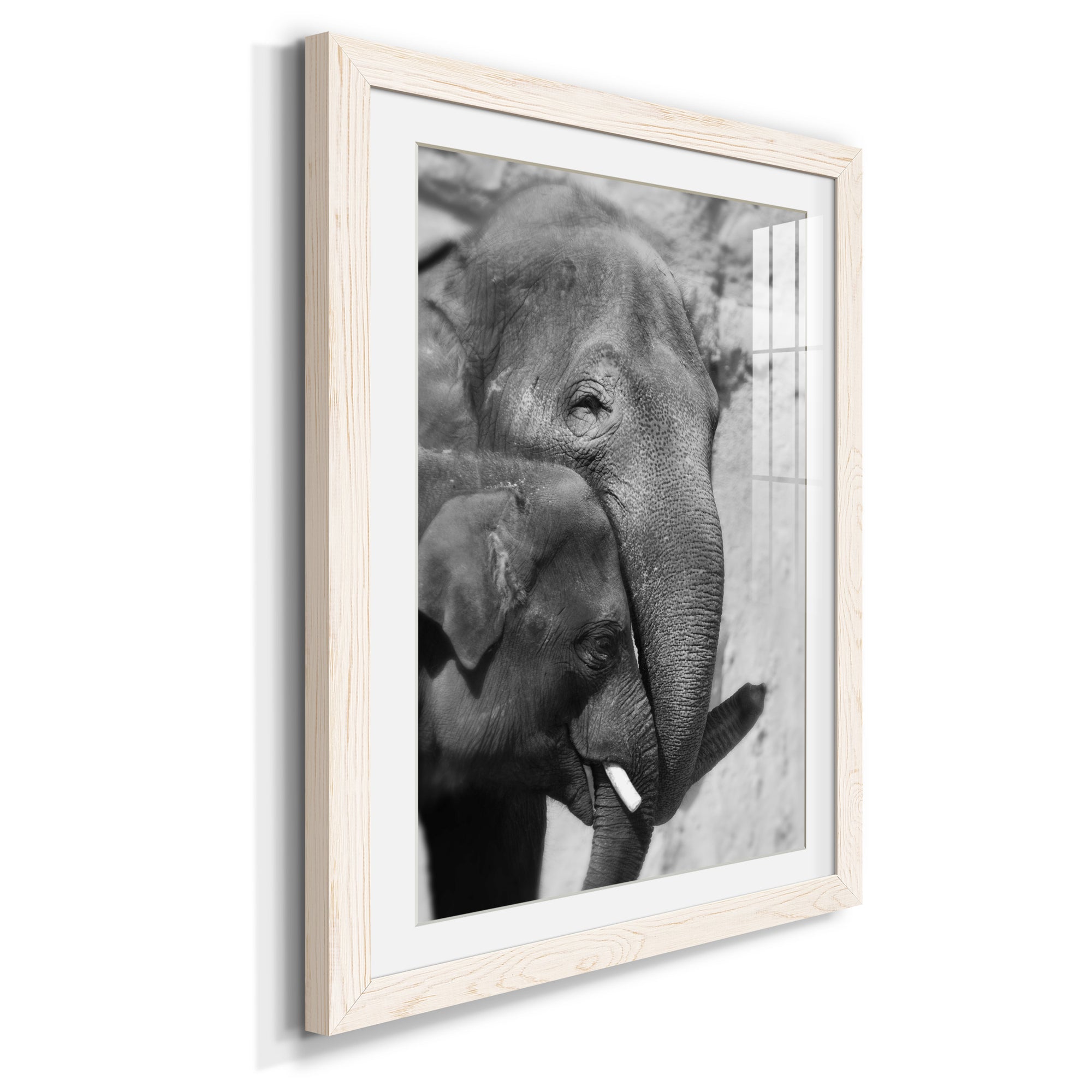 Tender Moment - Barnwood Framed Art Print