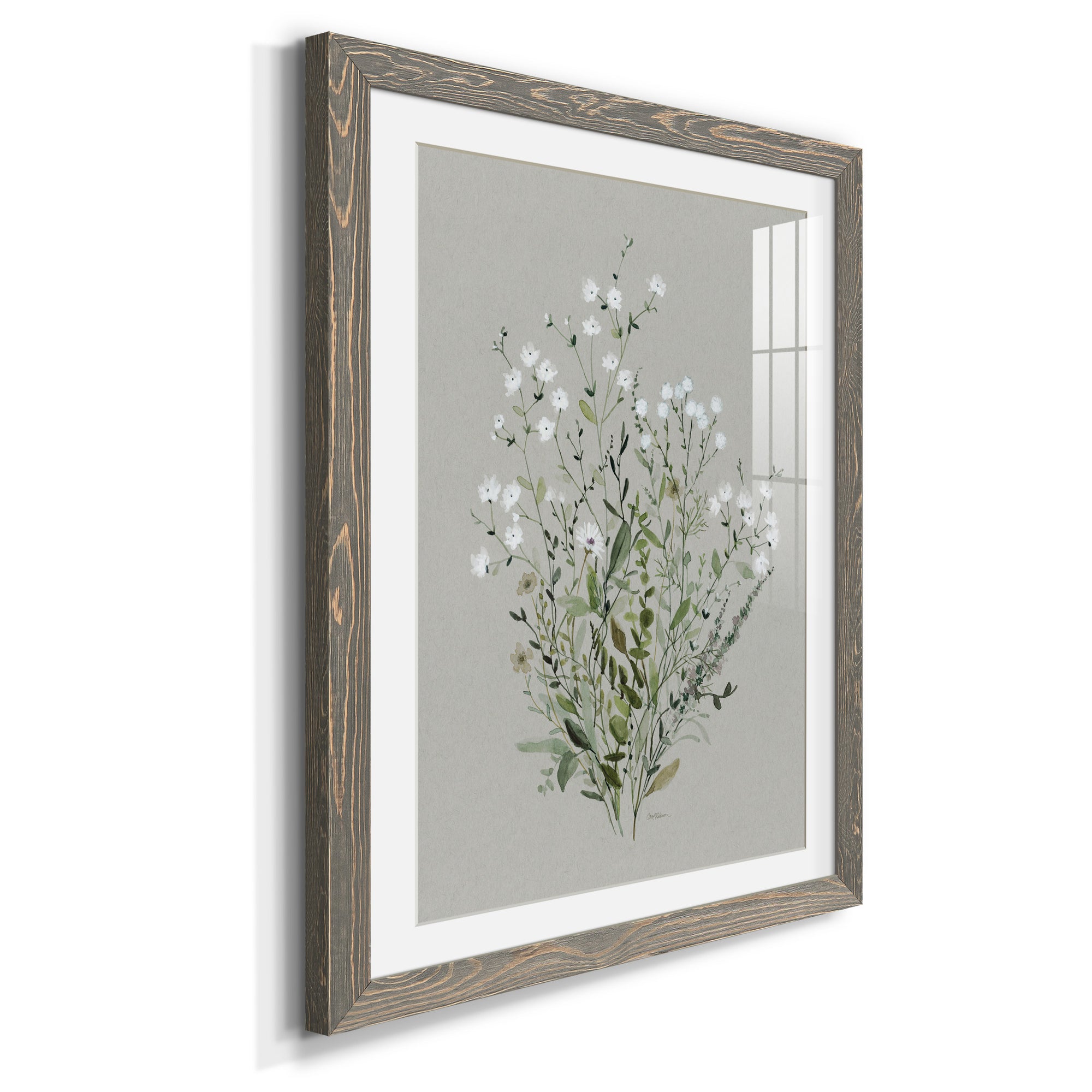 Bouquet of Grace II - Premium Framed Print - Distressed Barnwood Frame - Ready to Hang