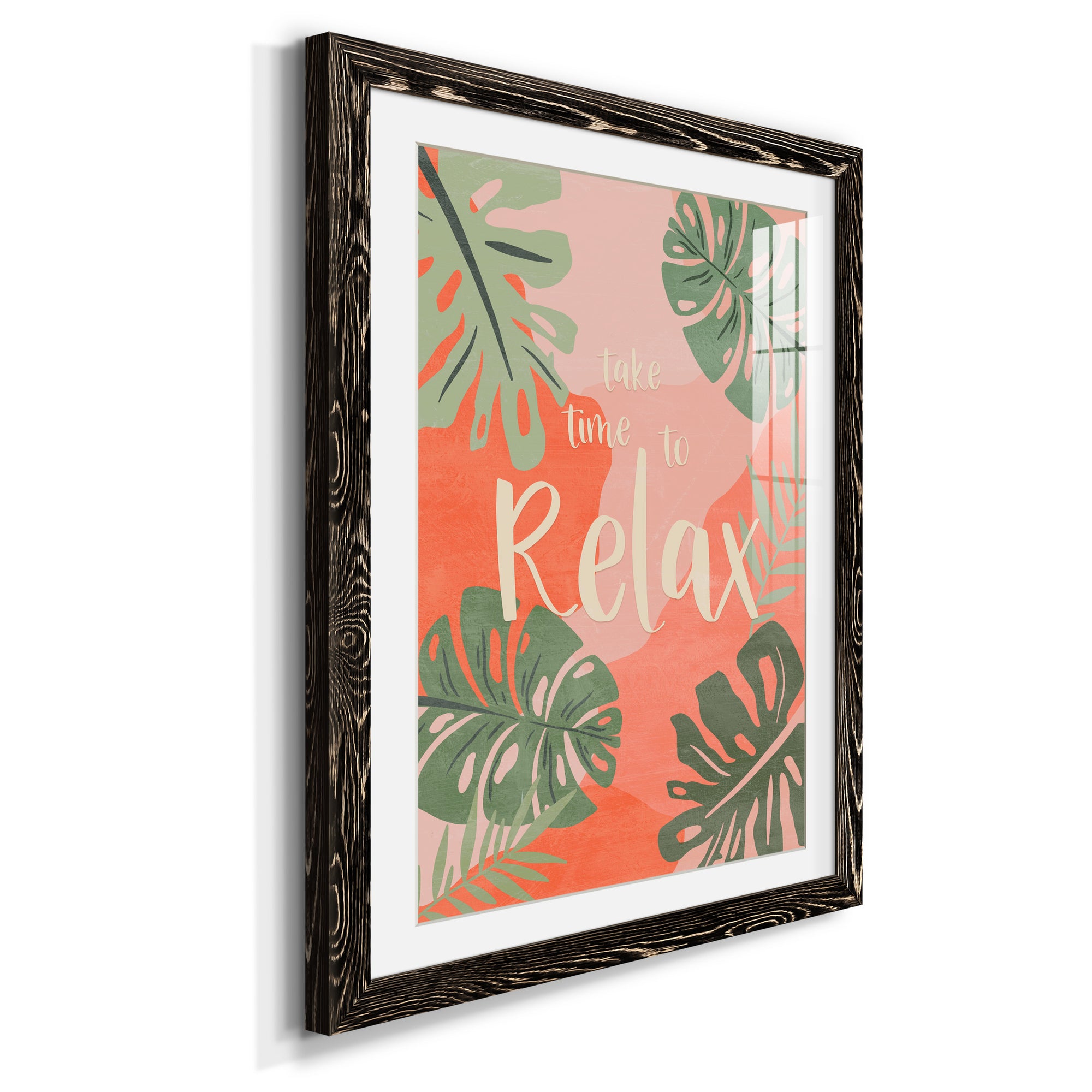 Take Time - Premium Framed Print - Distressed Barnwood Frame - Ready to Hang