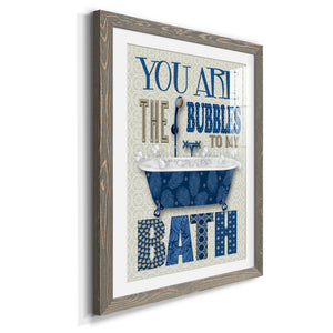 Bubble Bath - Premium Framed Print - Distressed Barnwood Frame - Ready to Hang