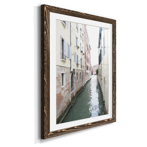 Venice Canal II - Premium Framed Print - Distressed Barnwood Frame - Ready to Hang