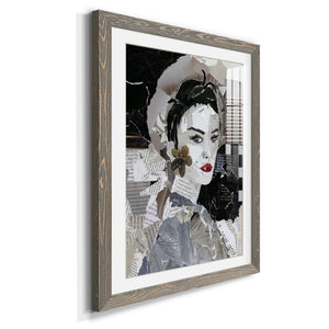 Runway Pause - Barnwood Framed Art Print