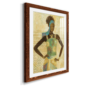 Tribal Vision I - Barnwood Framed Art Print