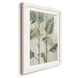 Modern Fronds I - Barnwood Framed Art Print