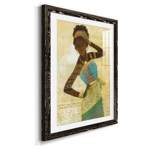 Tribal Vision II - Barnwood Framed Art Print