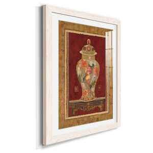 Romantic Urn II - Barnwood Framed Art Print