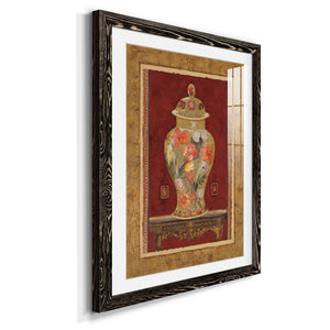 Romantic Urn II - Barnwood Framed Art Print