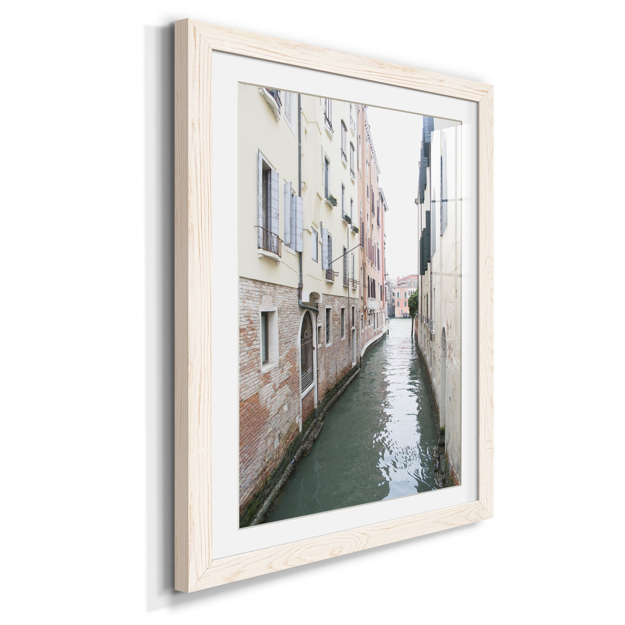 Venice Canal II - Premium Framed Print - Distressed Barnwood Frame - Ready to Hang