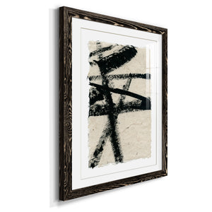 Lines Crossed III - Premium Framed Print - Distressed Barnwood Frame - Ready to Hang