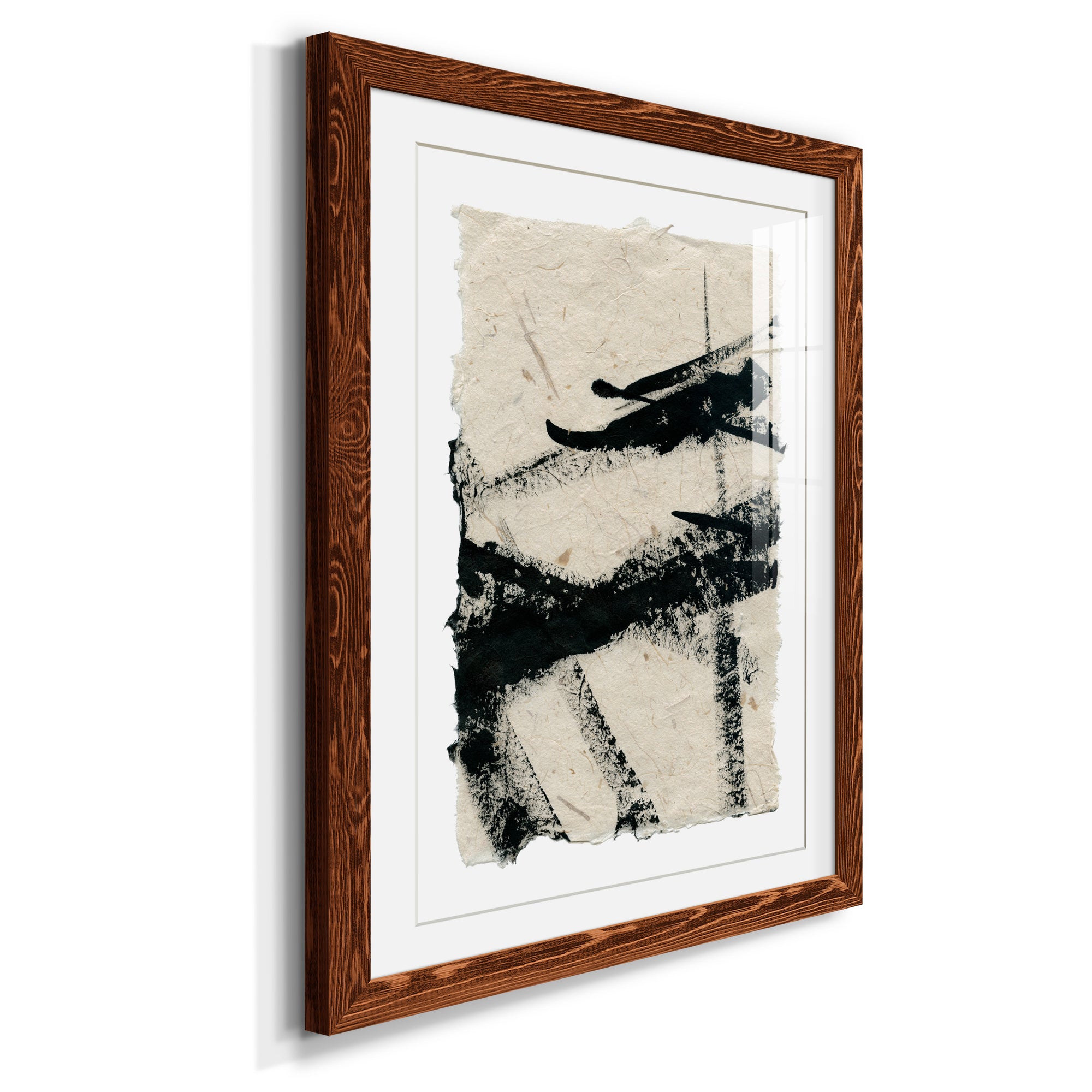 Lines Crossed II - Premium Framed Print - Distressed Barnwood Frame - Ready to Hang