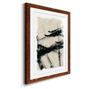 Lines Crossed II - Premium Framed Print - Distressed Barnwood Frame - Ready to Hang