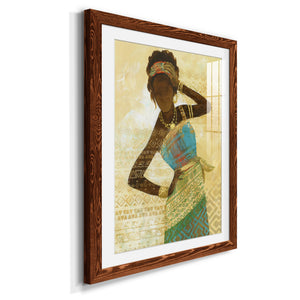 Tribal Vision II - Barnwood Framed Art Print