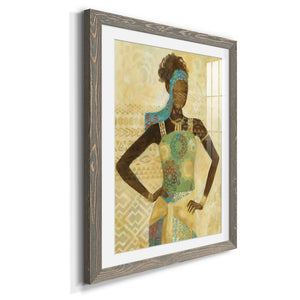 Tribal Vision I - Barnwood Framed Art Print