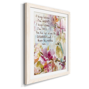 He Watches Me - Barnwood Framed Art Print