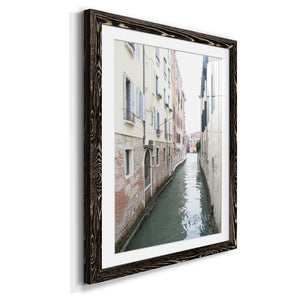 Venice Canal II - Premium Framed Print - Distressed Barnwood Frame - Ready to Hang