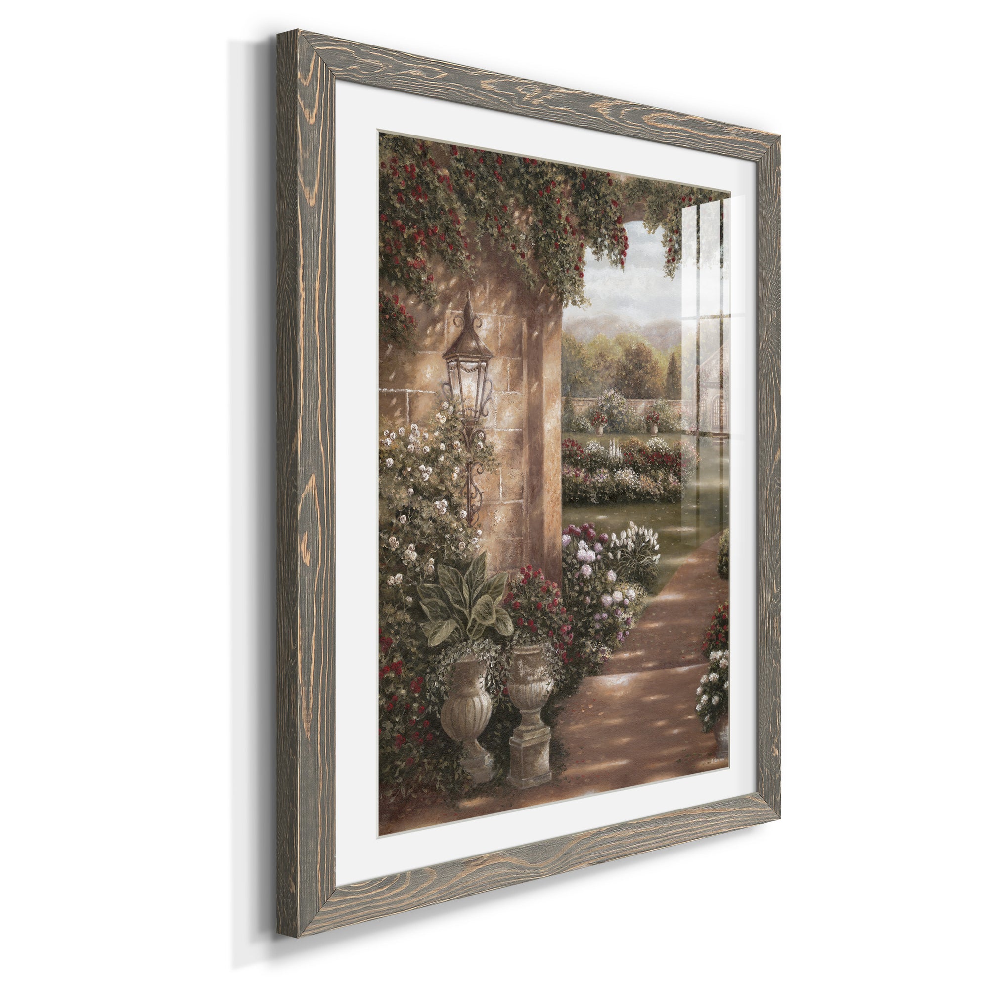 Evening in the Conservatory - Barnwood Framed Art Print