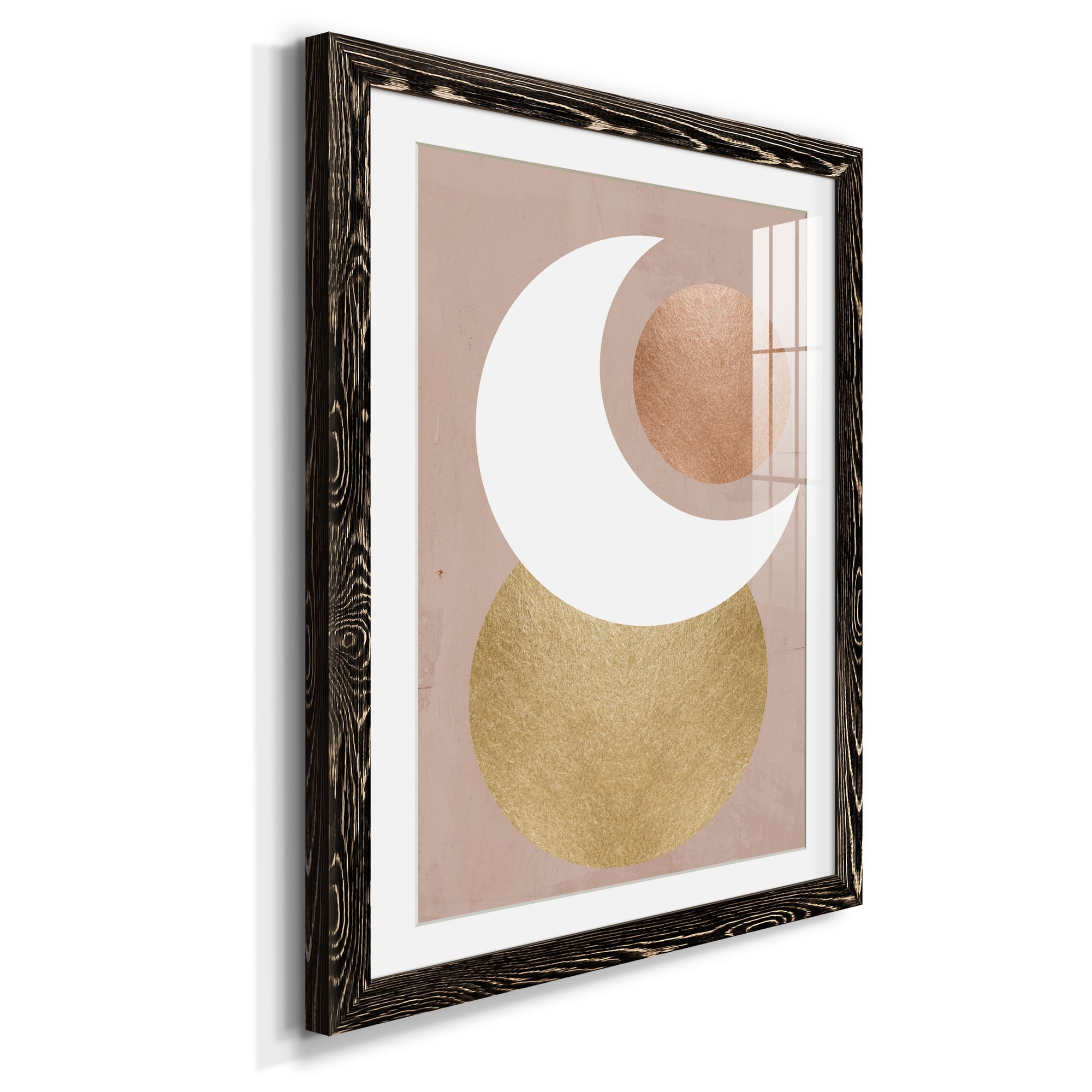 Lunar Mystic - Premium Framed Print - Distressed Barnwood Frame - Ready to Hang