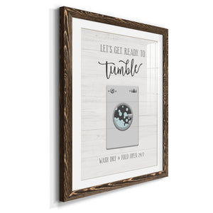 Tumble - Premium Framed Print - Distressed Barnwood Frame - Ready to Hang