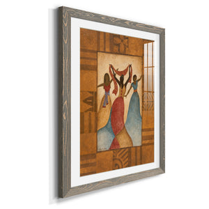 Rhythm - Barnwood Framed Art Print