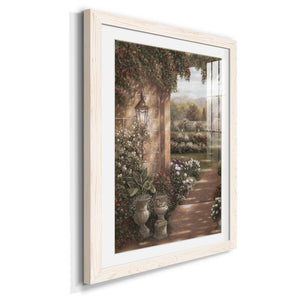 Evening in the Conservatory - Barnwood Framed Art Print