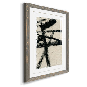 Lines Crossed III - Premium Framed Print - Distressed Barnwood Frame - Ready to Hang