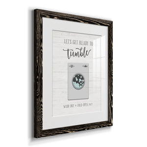 Tumble - Premium Framed Print - Distressed Barnwood Frame - Ready to Hang