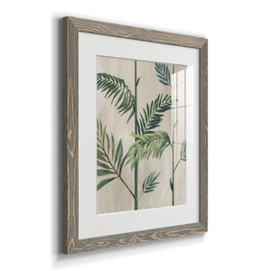 Modern Fronds II - Barnwood Framed Art Print