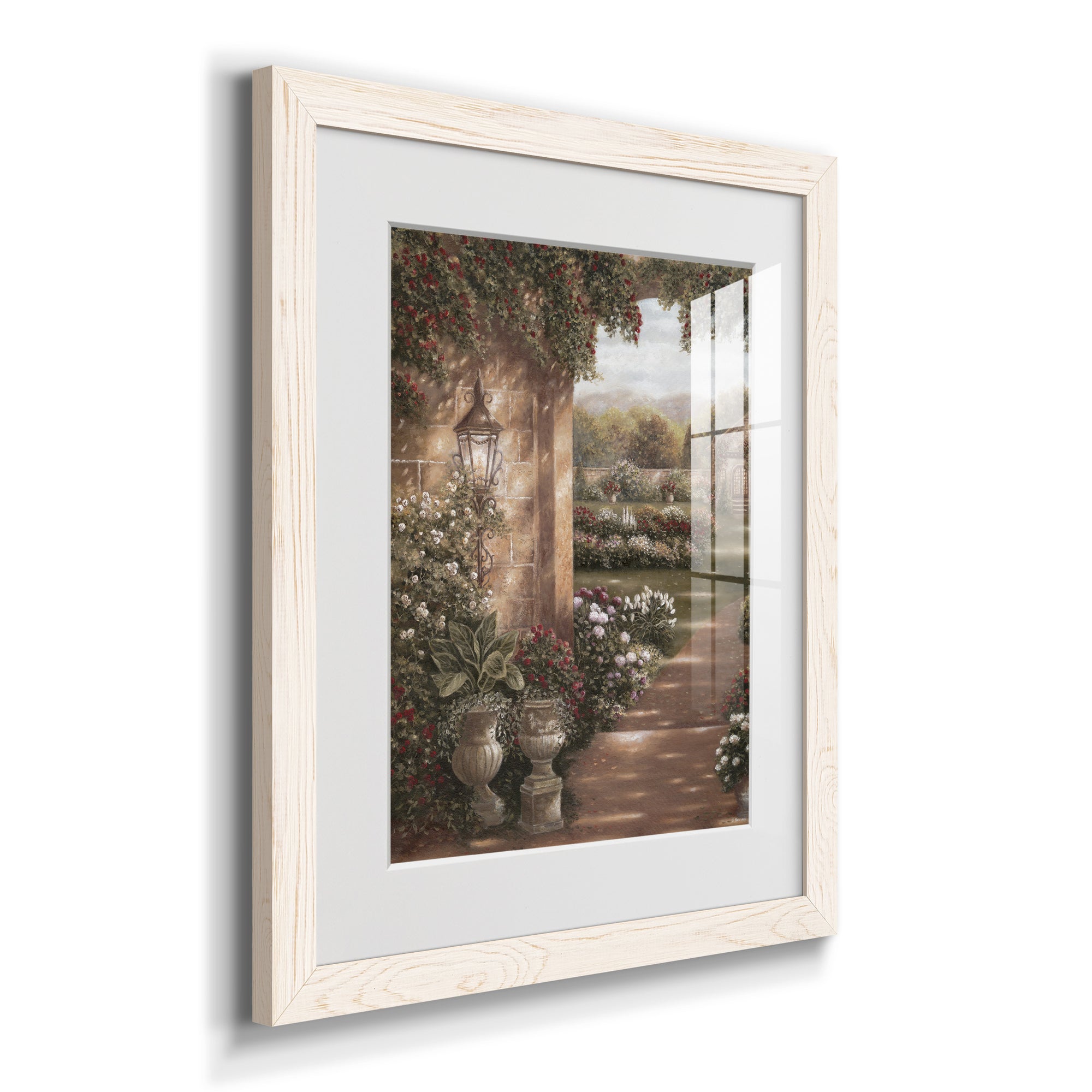Evening in the Conservatory - Barnwood Framed Art Print