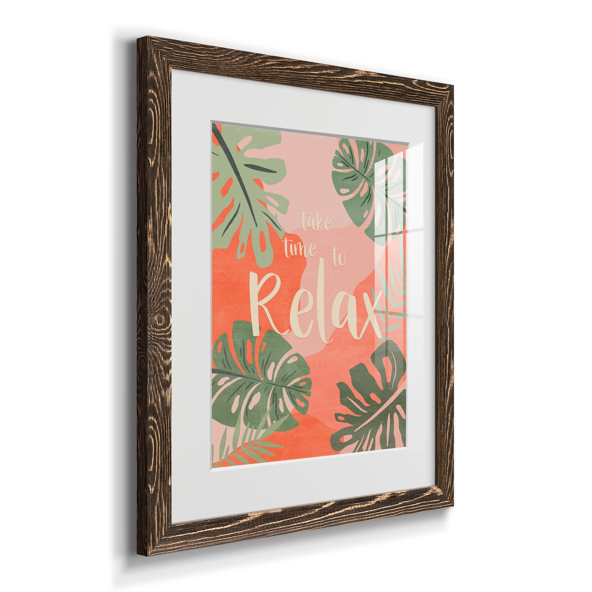 Take Time - Premium Framed Print - Distressed Barnwood Frame - Ready to Hang