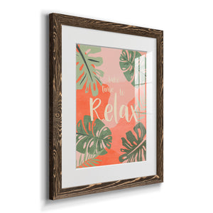 Take Time - Premium Framed Print - Distressed Barnwood Frame - Ready to Hang