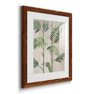 Modern Fronds I - Premium Framed Print - Distressed Barnwood Frame - Ready to Hang