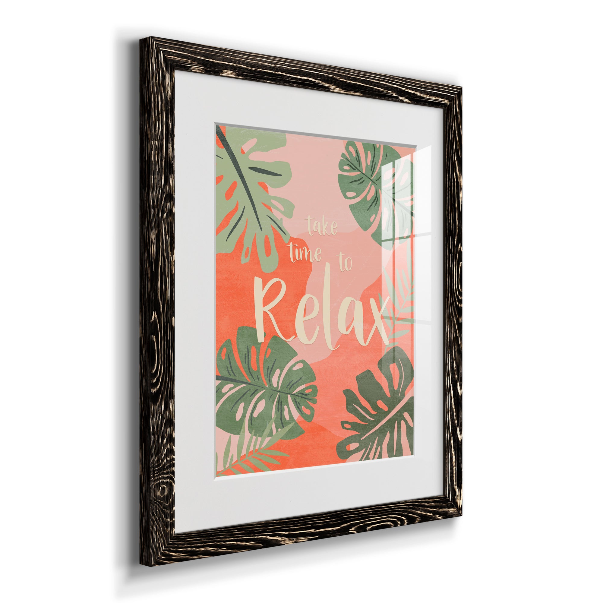 Take Time - Premium Framed Print - Distressed Barnwood Frame - Ready to Hang