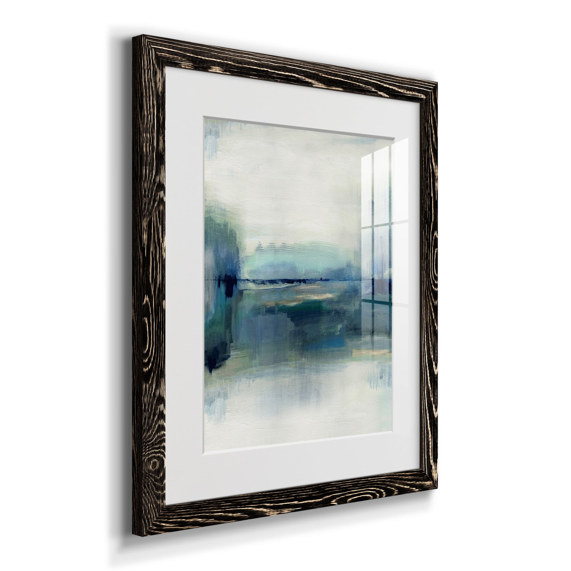 Indigo Meadow - Premium Framed Print - Distressed Barnwood Frame - Ready to Hang