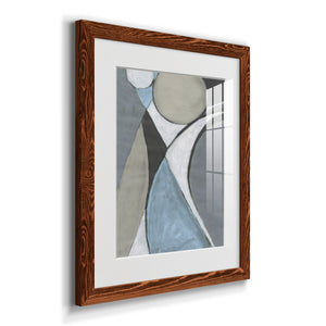 A Soft Jeweled Geometric II - Premium Framed Print - Distressed Barnwood Frame - Ready to Hang
