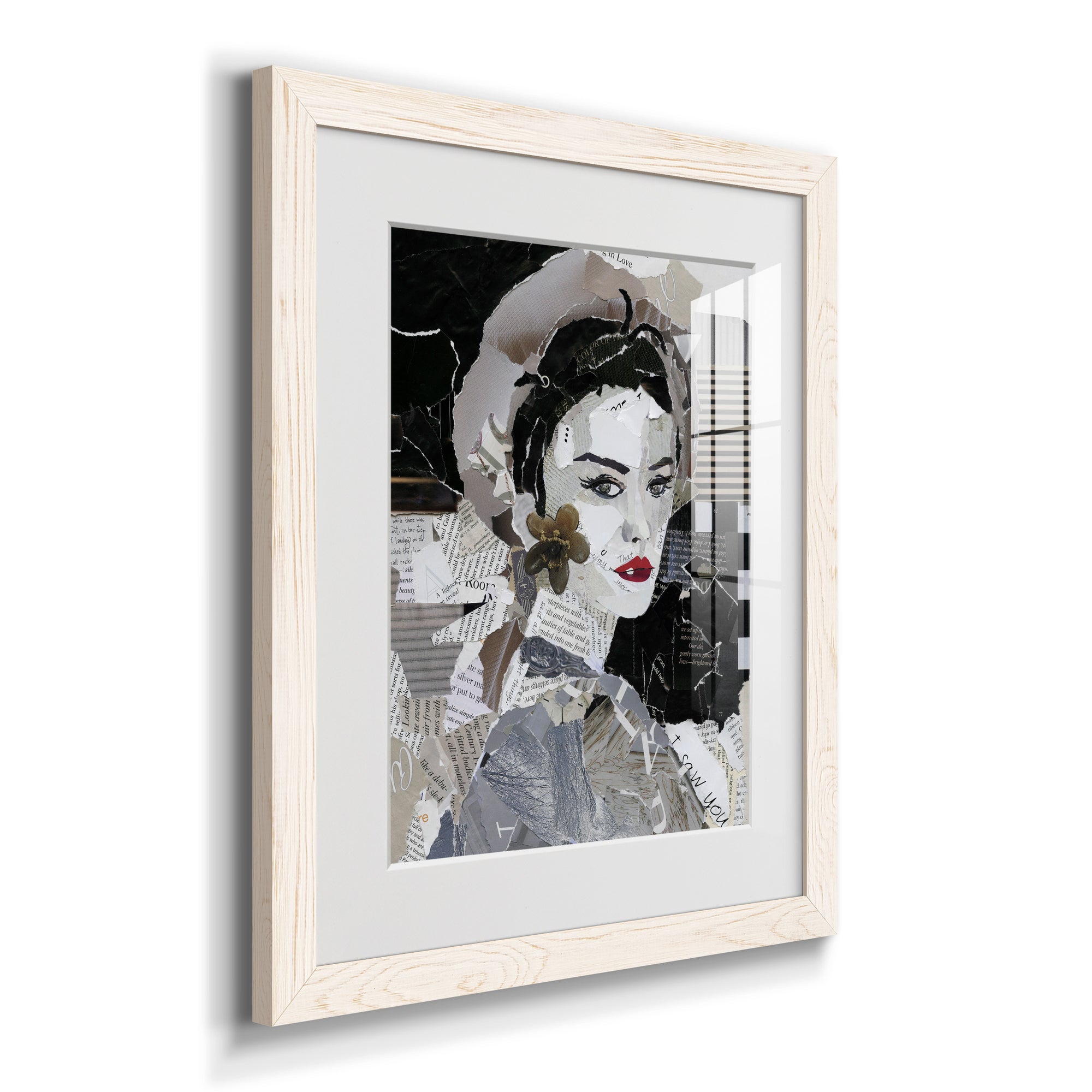 Runway Pause - Barnwood Framed Art Print