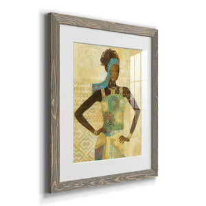 Tribal Vision I - Barnwood Framed Art Print