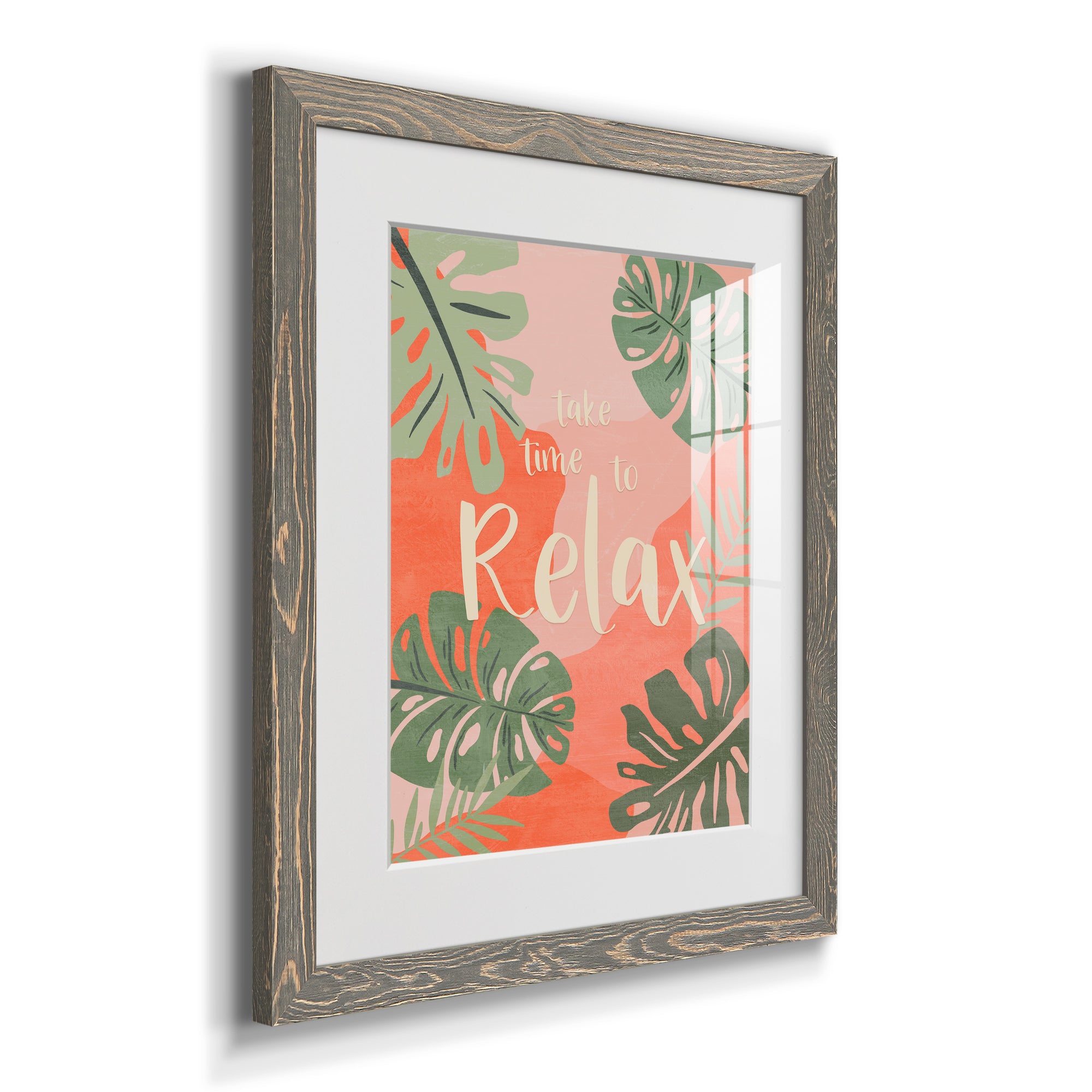 Take Time - Premium Framed Print - Distressed Barnwood Frame - Ready to Hang