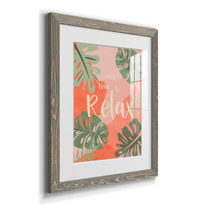 Take Time - Premium Framed Print - Distressed Barnwood Frame - Ready to Hang