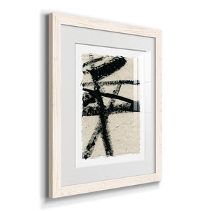 Lines Crossed III - Premium Framed Print - Distressed Barnwood Frame - Ready to Hang