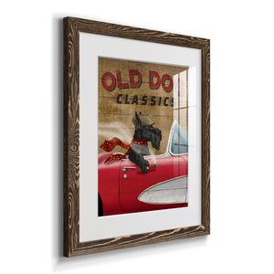 Old Dog Classics - Premium Framed Print - Distressed Barnwood Frame - Ready to Hang