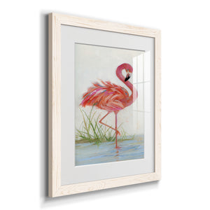 Flamingo I - Barnwood Framed Art Print