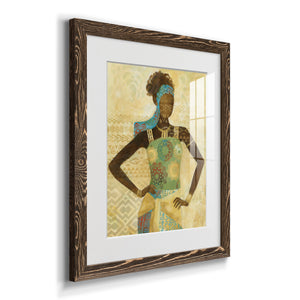 Tribal Vision I - Barnwood Framed Art Print