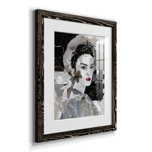 Runway Pause - Barnwood Framed Art Print