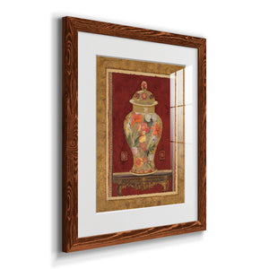 Romantic Urn II - Barnwood Framed Art Print