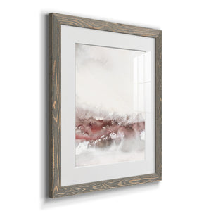 Soft Waves II - Premium Framed Print - Distressed Barnwood Frame - Ready to Hang