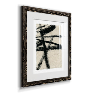 Lines Crossed III - Premium Framed Print - Distressed Barnwood Frame - Ready to Hang