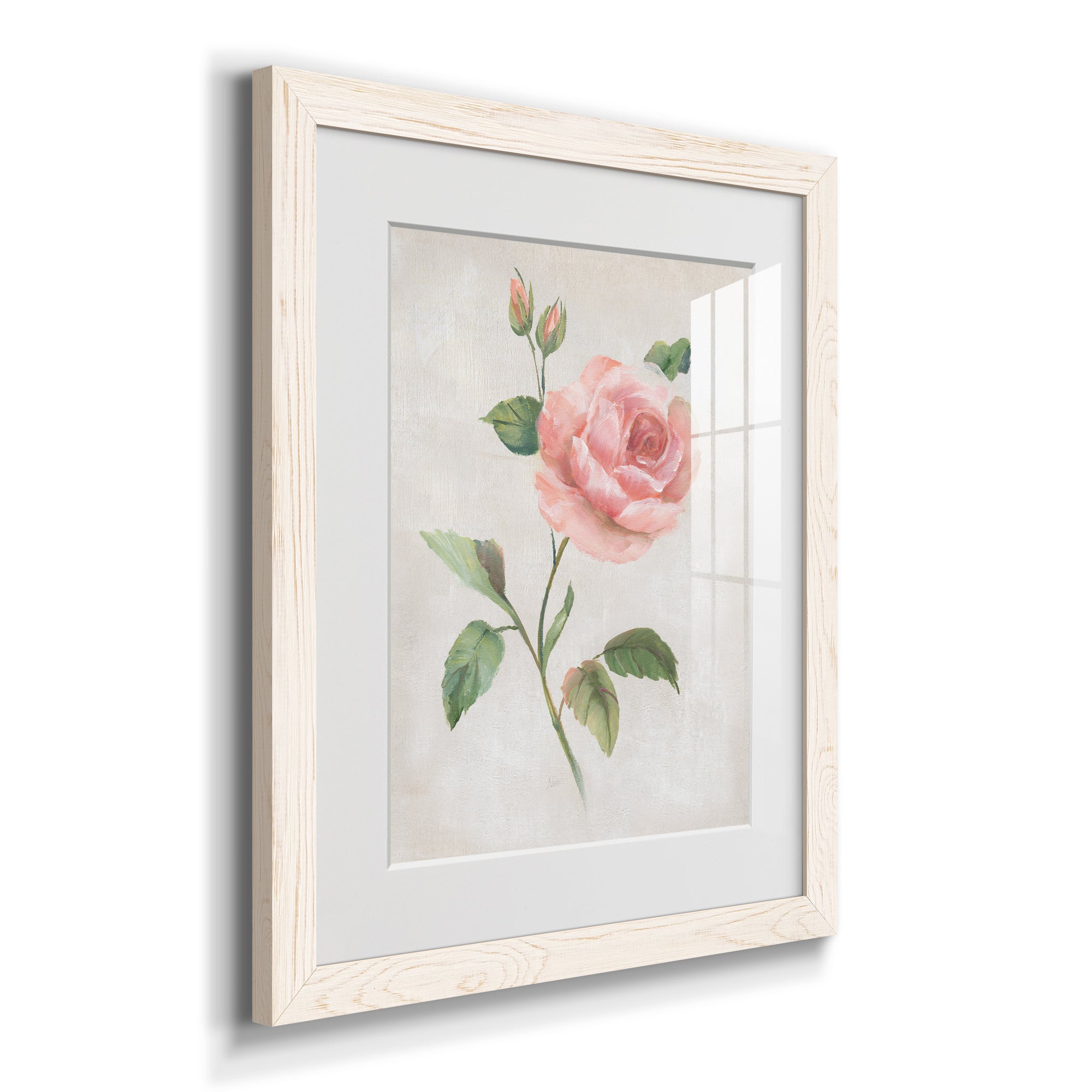 Grandiflora I - Barnwood Framed Art Print
