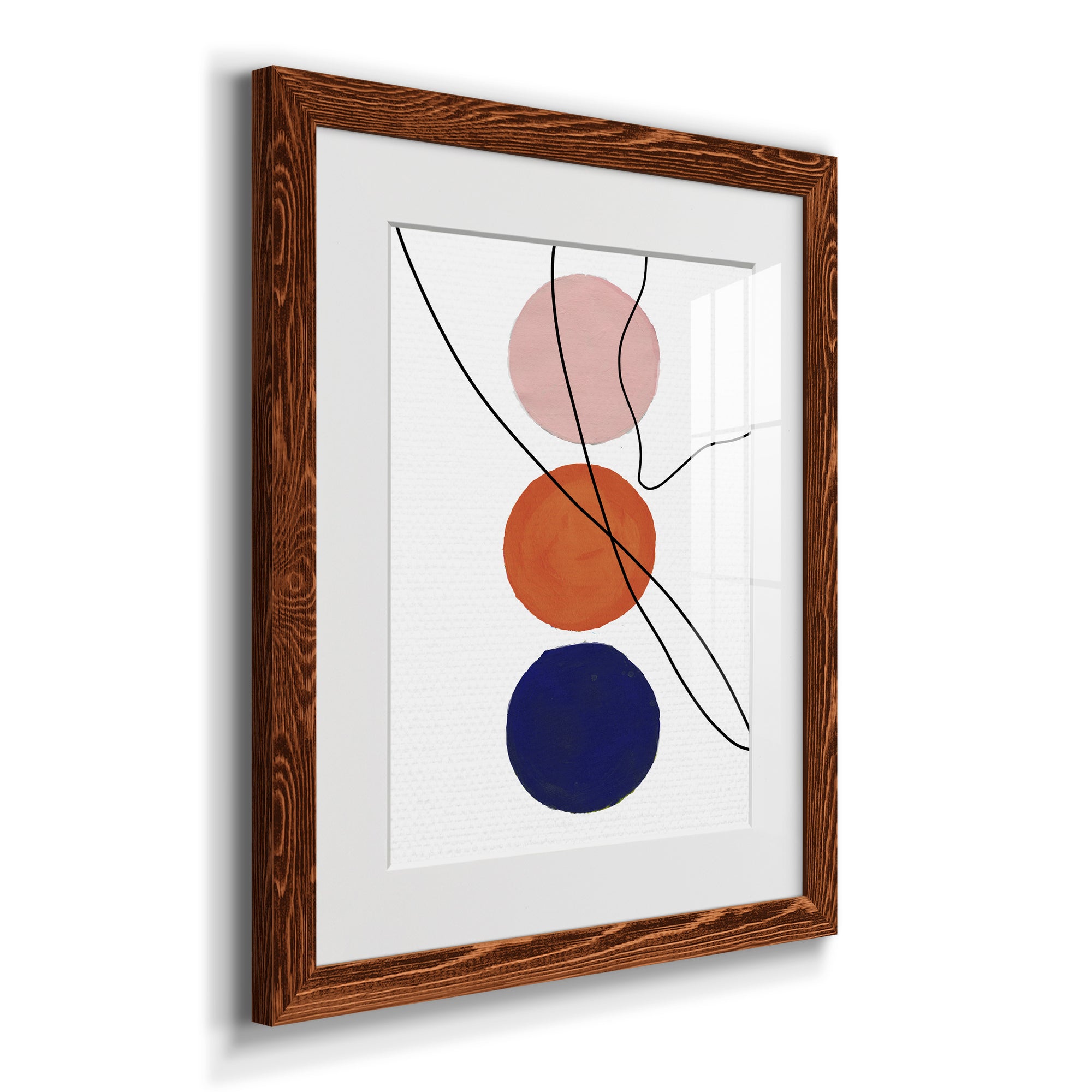 Millenium Geo Abstract - Premium Framed Print - Distressed Barnwood Frame - Ready to Hang