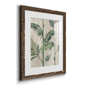 Modern Fronds II - Barnwood Framed Art Print